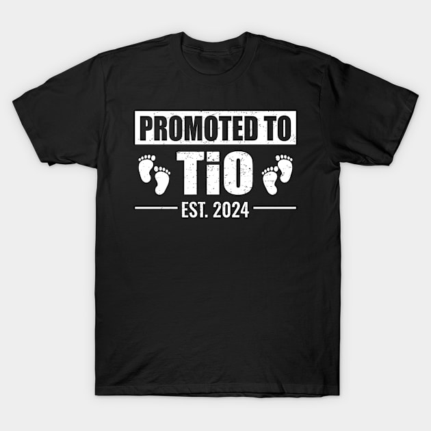 Vintage Promoted To Tio Est 2024 Soon To Be Tio T-Shirt by Bluzzkar